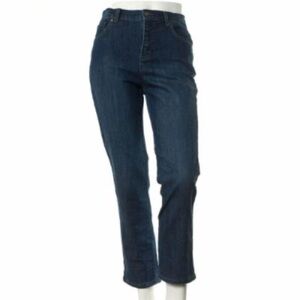 Gloria Vanderbilt Blue Ankle Cropped Jeans